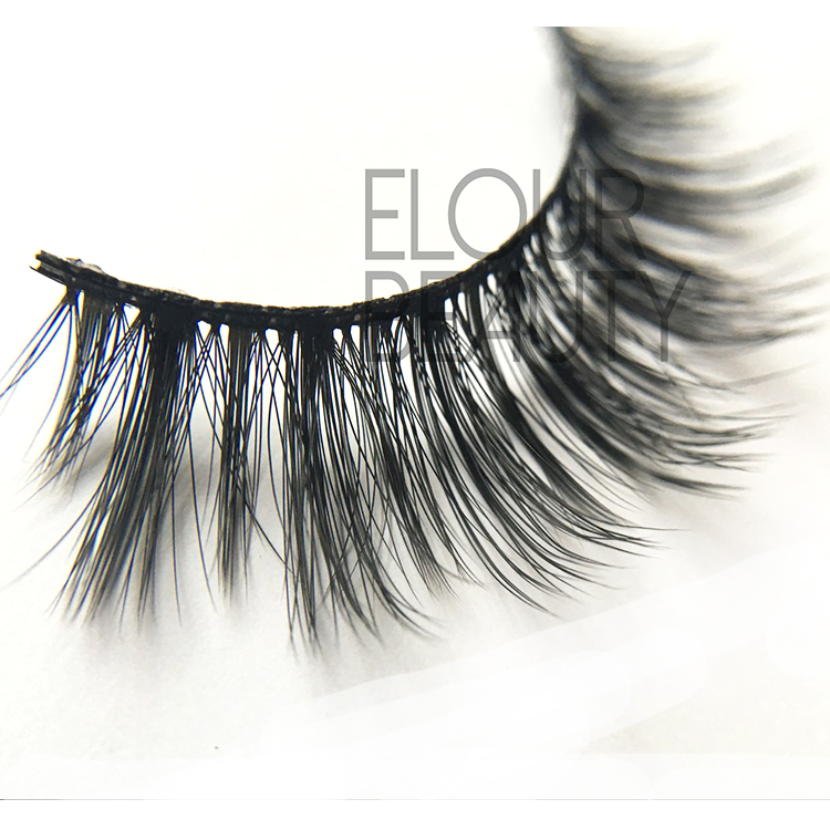 Own brand double layers 3d lash extensions UK EJ57